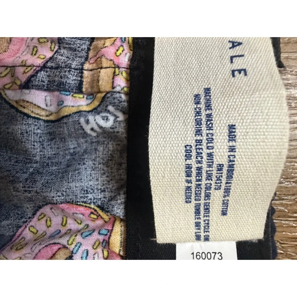 Aeropostale Mens Medium Navy Blue Pink Donut Print Cotton Boxer Shorts M HoReady